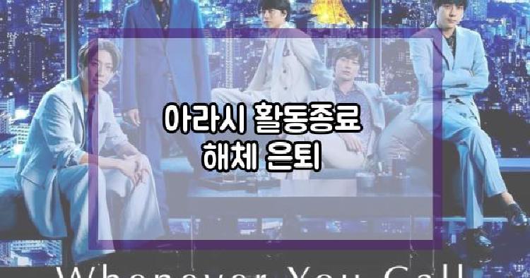 아라시 활동종료
