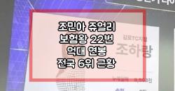 조민아 쥬얼리 보험왕 22번 억대 연봉 전국 6위 근황