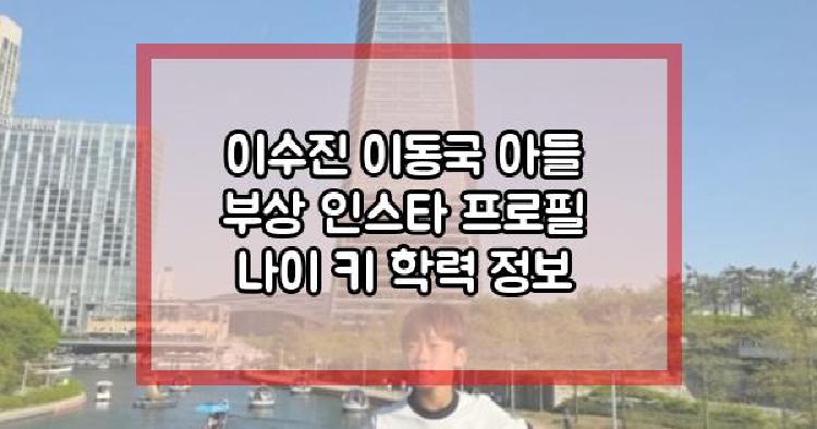 이수진 이동국 아들 부상