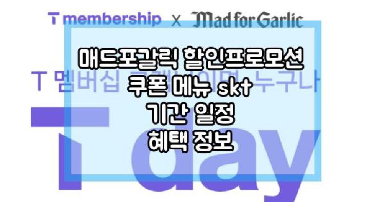 매드포갈릭 할인프로모션
