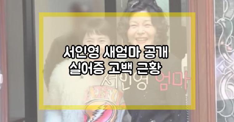 서인영 새엄마